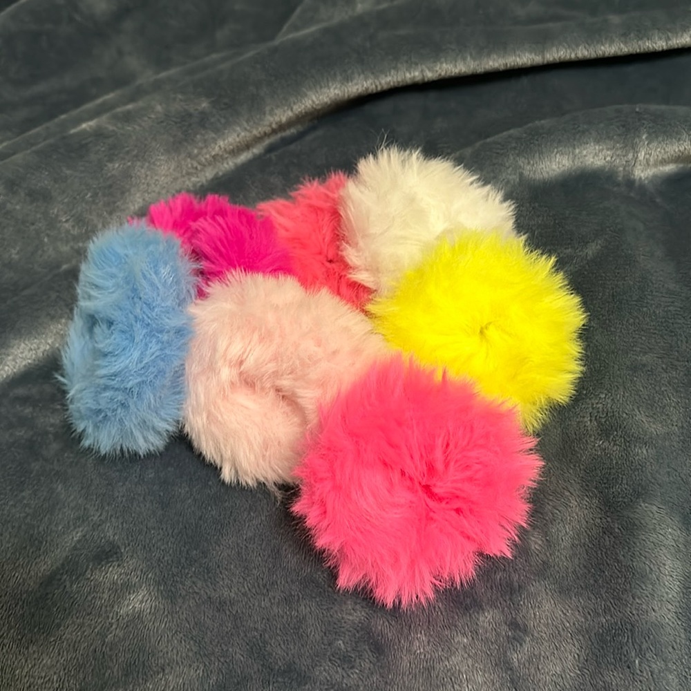 Colorful scrunchies